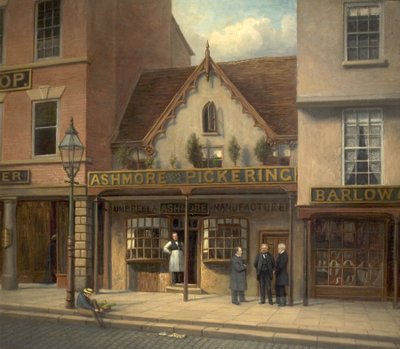 39, Long Row, the Market Place, Nottingham, 1879 by Sylvanus Redgate